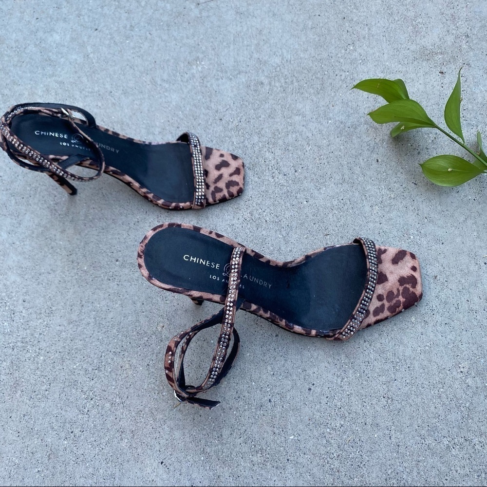 Chinese Laundry Jam Sandal Heels Size 7.5